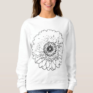Flower Natural Sweatshirt