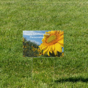 flower, nature, sun, plant, summer, sunflower, sign