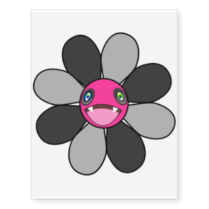 Flower nibbler temporary tattoos