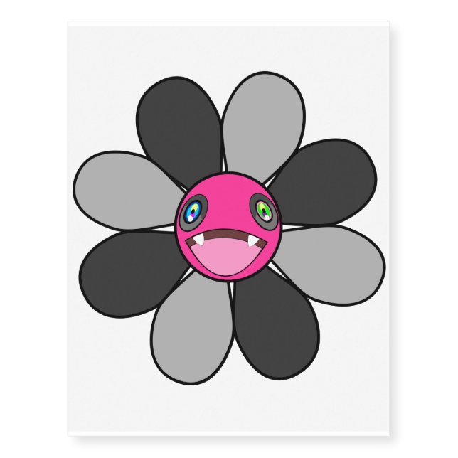 Flower nibbler temporary tattoos (Front)
