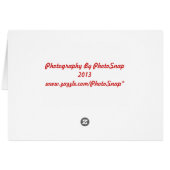 Flower Notecard (Back Horizontal)