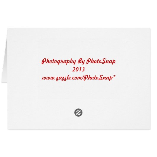 Flower Notecard (Back Horizontal)