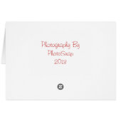 Flower Notecard (Back Horizontal)