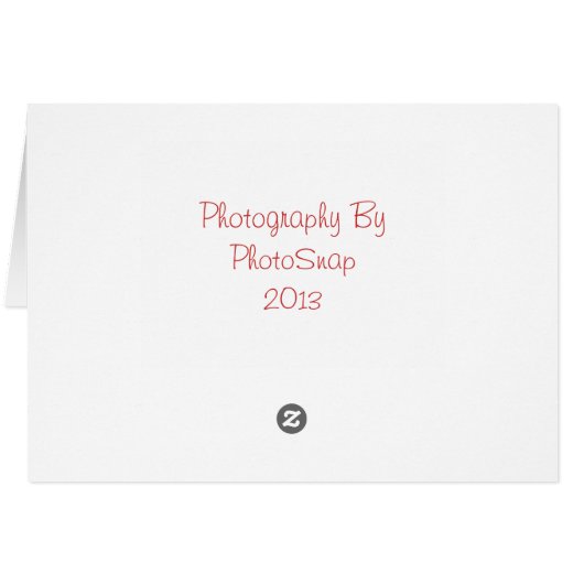 Flower Notecard (Back Horizontal)