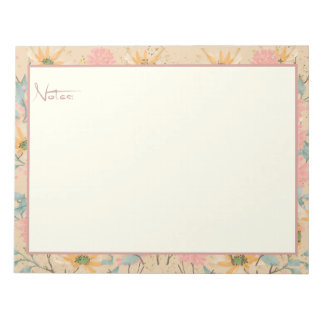 Flower Notepad