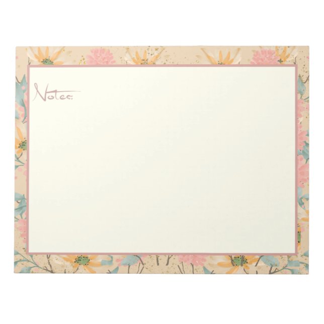 Flower Notepad (Front)