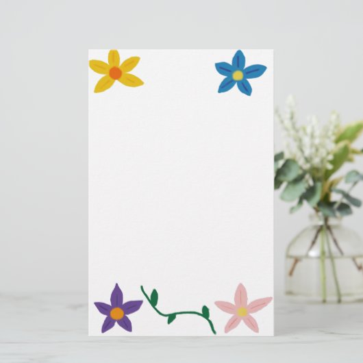 Flower Notepad (Standing Front)
