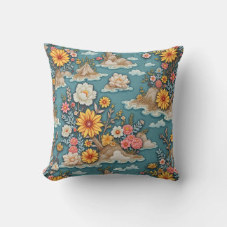 Flower of heaven throw pillow