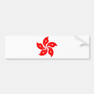 Flower of Hong Kong Bumper Sticker