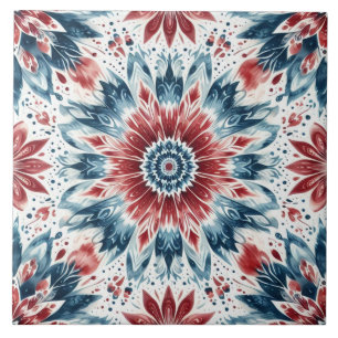 Flower of Independence  Ceramic Tile