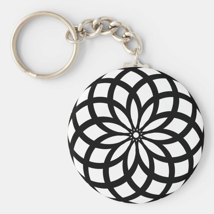 Flower of Life (Abstract) Keychain