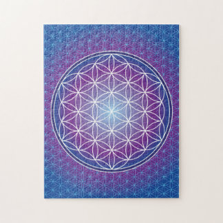 FLOWER OF LIFE - AMETHYST JIGSAW PUZZLE