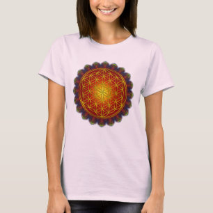 Flower Of Life - Apophysis Mandala I + your ideas T-Shirt