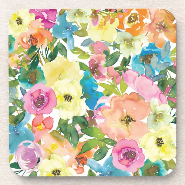 Flower Of Life Beverage Coaster (Front)