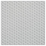 Flower of life black pattern fabric