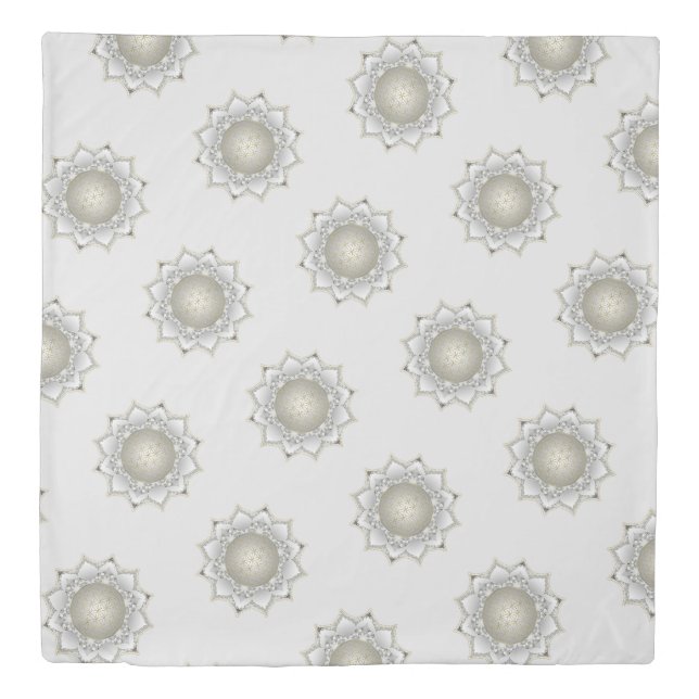 Flower Of Life - Blossoms Mandala 1 Duvet Cover (Front)