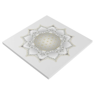 Flower Of Life - Blossoms Mandala 1 Gallery Wrap