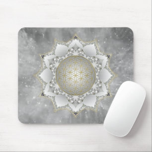 Flower Of Life - Blossoms Mandala 1 Mouse Pad