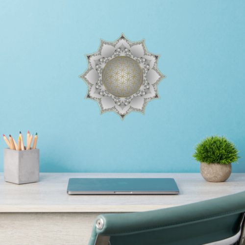 Flower Of Life _ Blossoms Mandala 1 Wall Decal