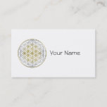 FLOWER OF LIFE / Blume des Lebens - BiColor Business Card