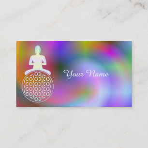 Flower of Life / Blume des Lebens - Buddha Business Card