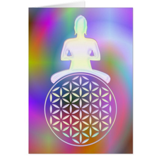 Flower of Life / Blume des Lebens - Buddha Cards (Front)