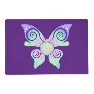 Flower of Life / Blume des Lebens - butterfly Placemat