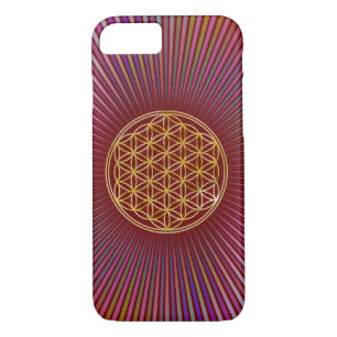 Flower of Life / Blume des Lebens - gold iPhone 8/7 Case