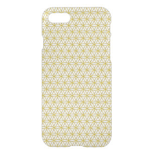Flower Of Life / Blume des Lebens - gold pattern iPhone SE/8/7 Case