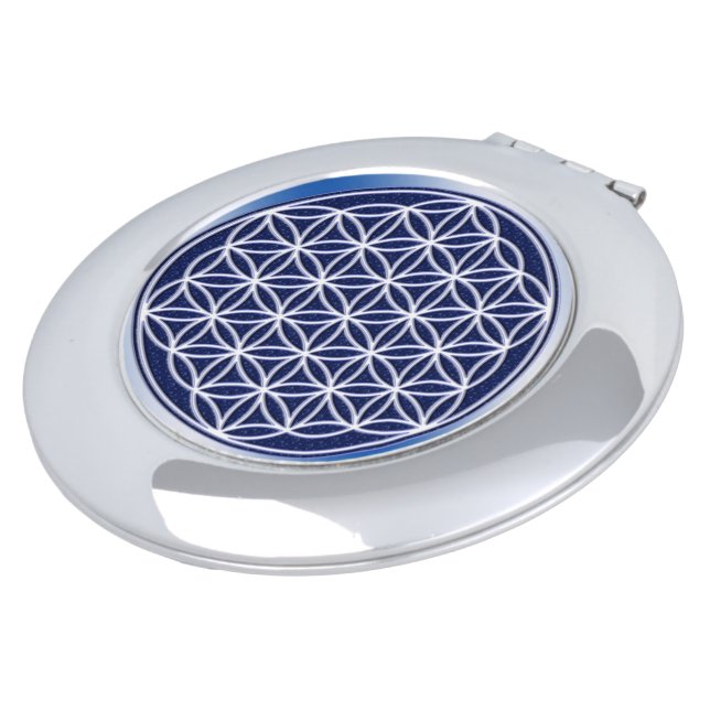 Flower of Life / Blume des Lebens - Heaven Vanity Mirror (Turned)