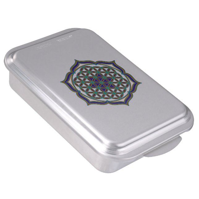 Flower Of Life / Blume des Lebens - Lotus Contour Cake Pan (Side)