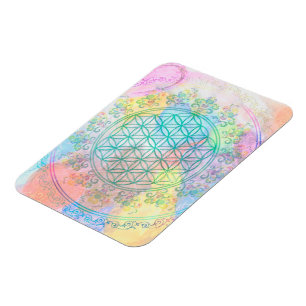 Flower of Life / Blume des Lebens - Love Hearts Magnet