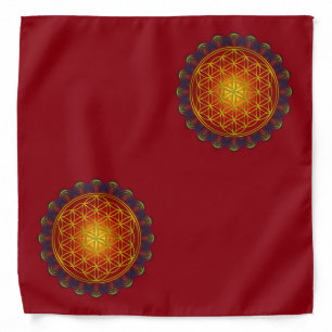 Flower Of Life / Blume des Lebens - mandala 1 Bandana