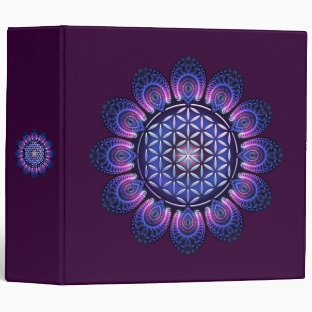 FLOWER OF LIFE / Blume des Lebens - Mandala II Binder (Front/Spine)