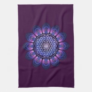 FLOWER OF LIFE / Blume des Lebens - Mandala II Towel