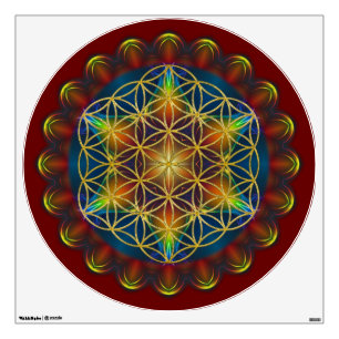 FLOWER OF LIFE / Blume des Lebens - Mandala III Wall Sticker