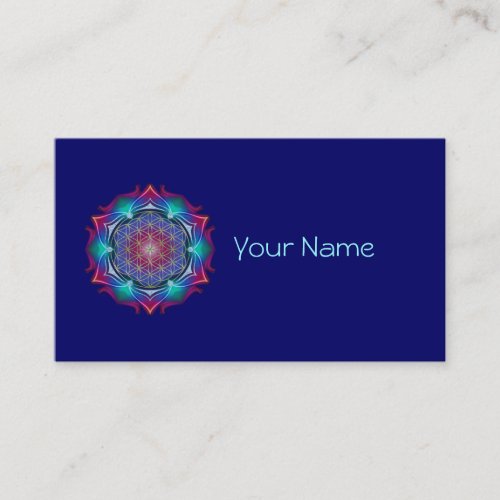 FLOWER OF LIFE / Blume des Lebens - Mandala IV Business Cards