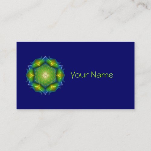 FLOWER OF LIFE / Blume des Lebens - Mandala V Business Cards
