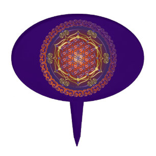 Flower of Life / Blume des Lebens - Ornament I Cake Topper