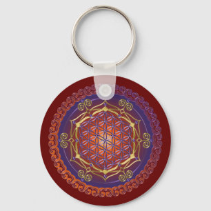 FLOWER OF LIFE / Blume des Lebens - Ornament I Keychain