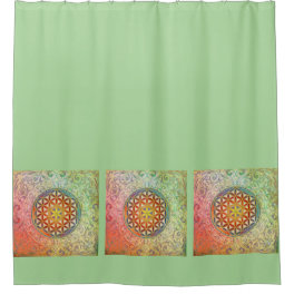 Flower Of Life / Blume des Lebens - Ornament I Shower Curtain
