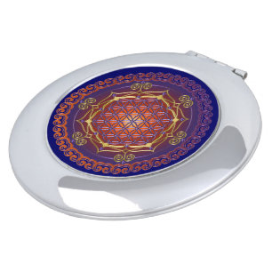 Flower of Life / Blume des Lebens - Ornament I Vanity Mirror
