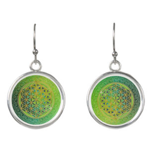 Flower Of Life / Blume des Lebens - Ornament II Earrings