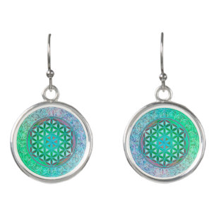 Flower Of Life / Blume des Lebens - Ornament IV Earrings