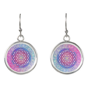 Flower Of Life / Blume des Lebens - Ornament V Earrings