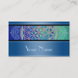 Flower Of Life / Blume des Lebens - Ornament VI Business Card