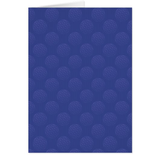 Flower Of Life / Blume des Lebens - pattern blue Cards (Front)