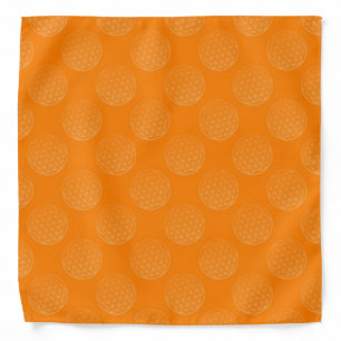 Flower of Life / Blume des Lebens - Pattern orange Bandana