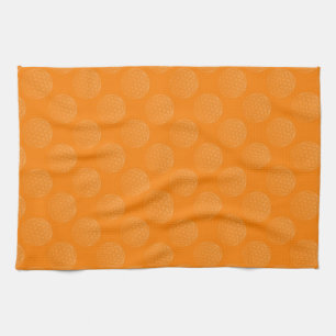 Flower Of Life / Blume des Lebens - pattern orange Towel