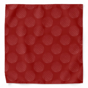 Flower of Life / Blume des Lebens - Pattern red Bandana
